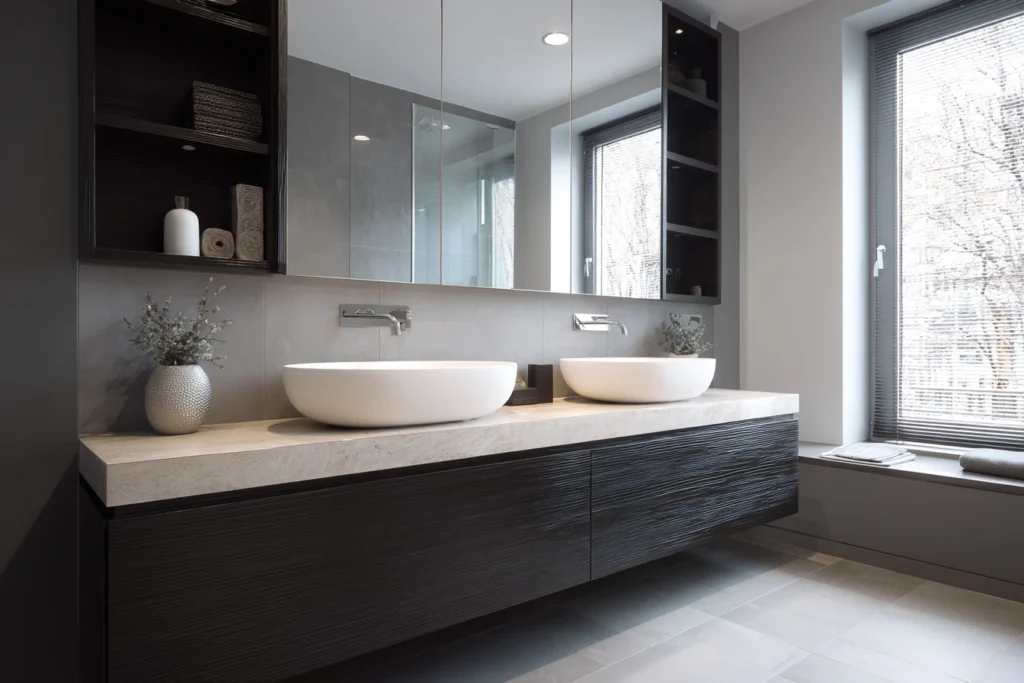 Nowoczesne meble łazienkowe lakierowane na wymiar w Rzeszowie